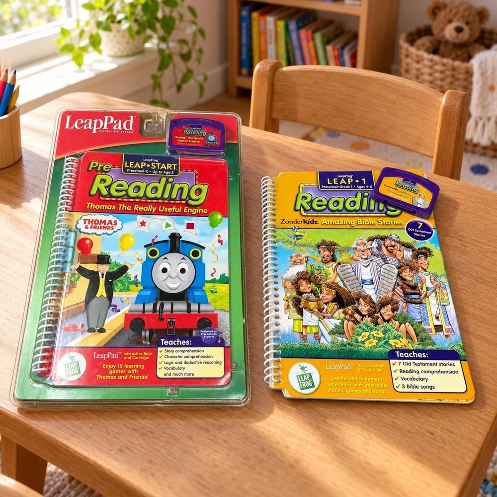 LeapFrog LeapPad Books Thomas Really Useful Engine & Amazing Bible Stories Set